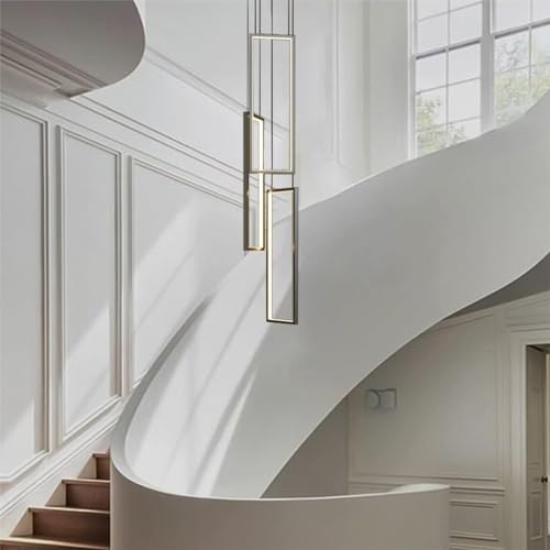Lampe avec télécommande LED haut de gamme pour plafond de villa moderne - 2