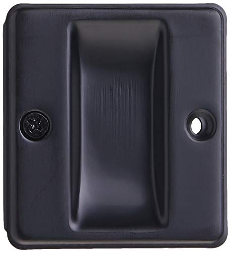 Idh By St. Simons 25410-019 Premium Quality Solid Brass Pocket Passage Door Pull, Matte Black #TOP1