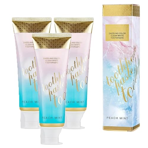 Radiant Whitening Zahnpasta, natürliche Intensive Whitening Zahnpasta, Komplette Pflege Zahnpasten, Reparatur und Schutz der Zähne, Fleckenentfernung, frischer Atem & Mundpflege (3)