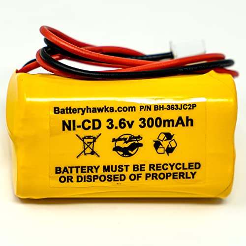 48H467 Battery Lumapro 3.6v AA 300mAh Ni-CD 6CGL6 G8529412 ER44RLDU1RM - Thumbnail 7