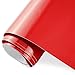 12''x10ft Glossy Red Permanent Adhesive-Backed Vinyl for Craft Cutters, Punches and Vinyl Sign Cutters