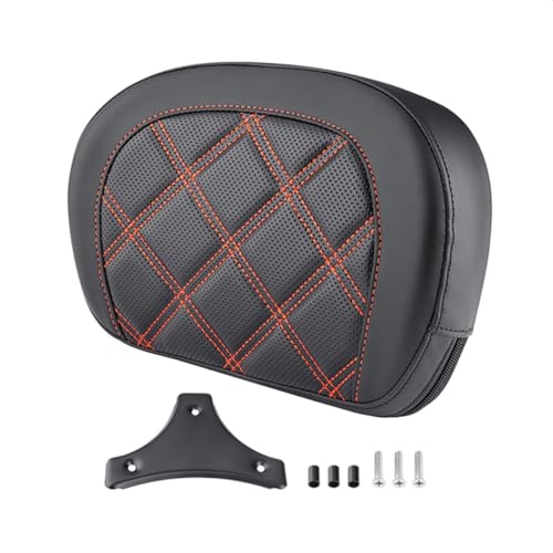 Sissy Bar Passager Harley Fat Bob Évite la Fatigue Appui-Dos Moto Noir