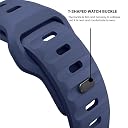 PC LABEL Watch Straps Compatible with Apple Watch Straps, 49 mm/46 mm/45 mm/44 mm/42 mm, Soft Silicone, Waterproof Loop For iWatch Series 1,2,3,4,5,6,7,8,9,10 (Blue) gallery image