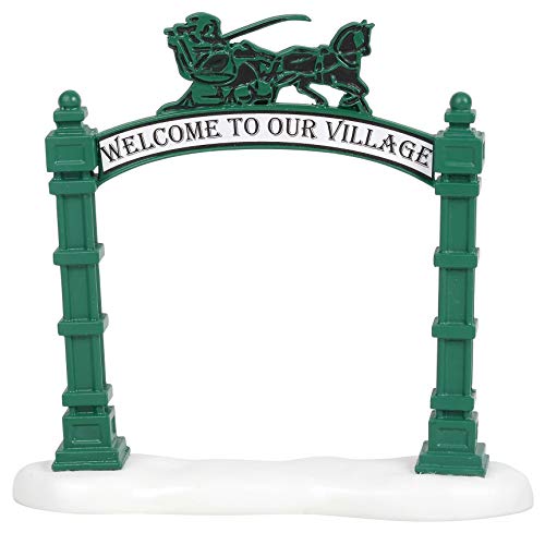 Department 56 Accessories for Villages Winter Welcome Archway Figurine, 4.5 Inch, Multicolor