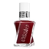 Gel by Essie Nagellack, langanhaltender Nagellack mit glänzendem Finish, Professionelle Nagellackfarbe, ohne UV-Licht & bis zu 15 Tage Halt, Gel by essie, Farbe: Nr. 360 spiked with style, Dunkelrot