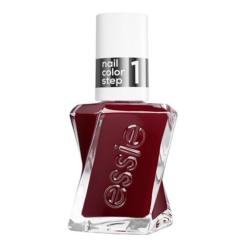 Gel by Essie Nagellack langanhaltender Nagellack mit glänzendem Finish Professionelle Nagellackfarbe ohne UV-Licht & bis zu 15 Tage Halt Gel by essie Farbe: Nr. 360 spiked with style Dunkelrot