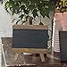 Woideklu Tabletop Chalkboard Sign Wood Blackboard Menu Board Chalk Board for Cafe Business Office