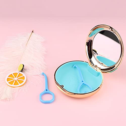 Esquirla Estojo de Retenção Proteção de Protetor Bucal Orifícios de Ventilação, Ouro champanhe