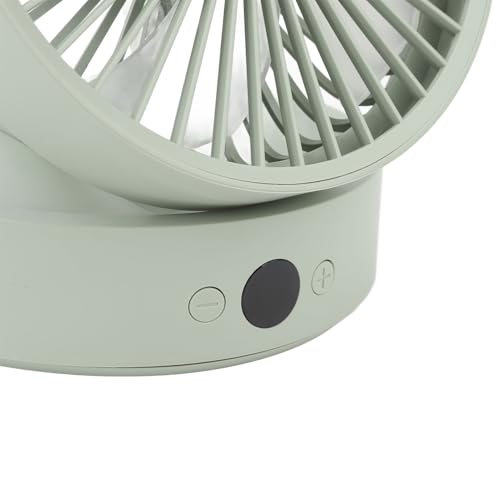 Ventilateur pliable rechargeable USB avec affichage numérique et veilleuse intégrée - 8