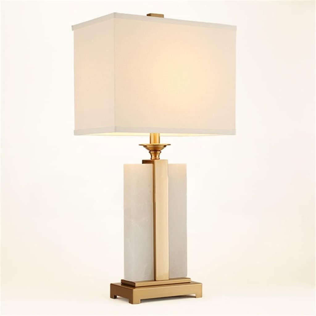 Desk Lamps Modern Desk Lamp Dimmer Marble Desk Lamp Home LED for Foyer Living Room Office Bedroom Hotel (Color : A Size : 35 * 67cm)
