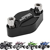 JFG RACING ATV Parking Brake Block Off Plate CNC Universal for TRX450R/400EX/300EX,Raptor 125,250,350,660,700,ATC200X/250R/350X,YFZ450/450R/X,Warrior 350,Banshee 350,LTZ 400,KFX 400,KFX 450 Black
