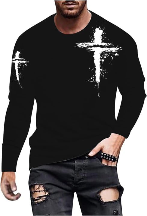 トップス rare FUGA Jesus crucifixion long sleeve 41V8cKv6FcL.jpg