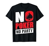 Photo Gallery no poker no party maglietta Photo Gallery no poker no party maglietta