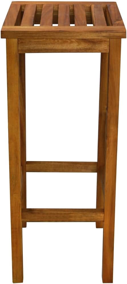 (Fast Delivery) Wooden ​Bar Stools Counter Stool Modern Barstools Industrial Bar Stools Bar Chairs 2 pcs Solid Acacia Wood