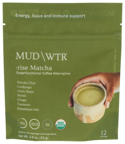 Mud Wtr Matcha 12-Serving Bag 2.5 oz (Pack of 6)