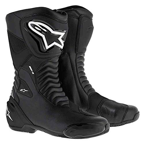 Alpinestars SMX-S Performance Riding Mens Motorcycle Boots - Black -