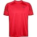 Under Armour Men's Velocity 2.0 Short Sleeve T Shirt, (600) Red / / Black, Large