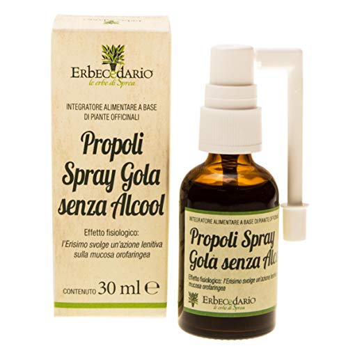 Propoli Spray gola Senza Alcool per Bambini E Adulti, Spray gola propoli Rimedio Naturale Per Il Benessere Della Gola azione lenitiva e rinfrescante - propoli gola 30ml