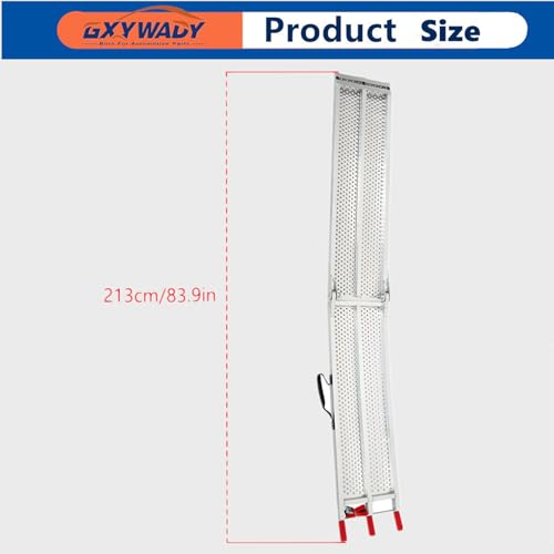 Rampa plegable de aluminio de 7.5 pies para motocicletas miniatura 7