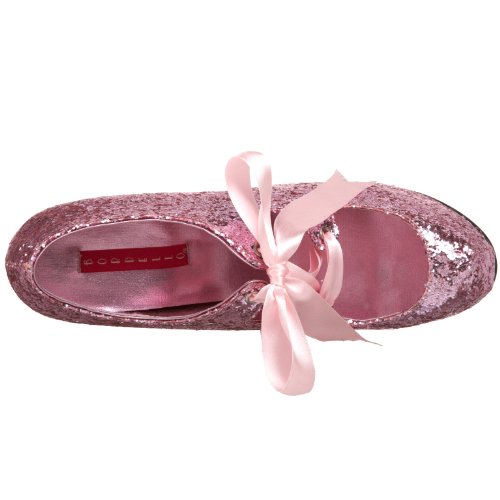 Bordello By Pleaser Women's Teeze 10 Glitter Platform Pump,Baby Pink Glitter,8 M Us #TOP4