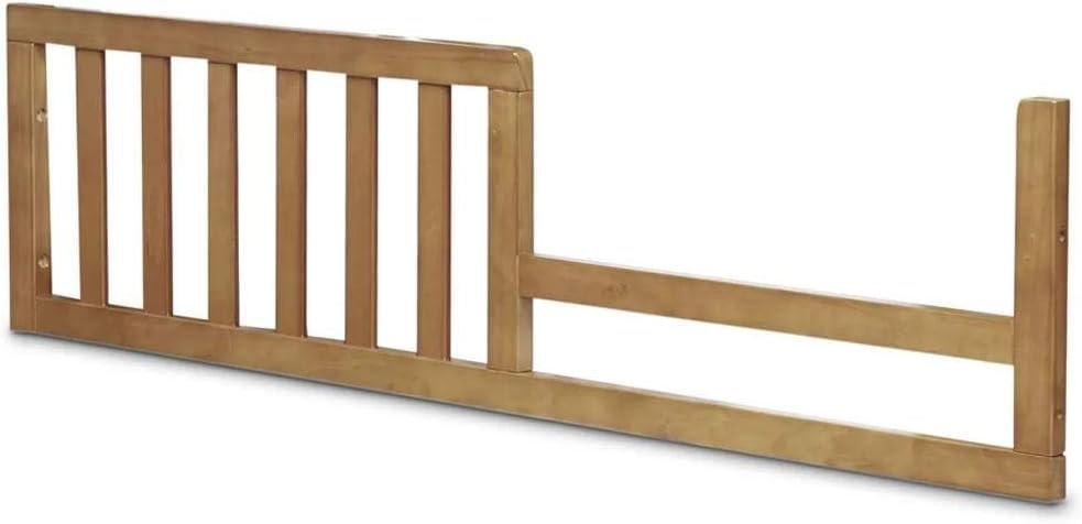 Image of Toddler Bed Safety Guard Rail for Sorelle Convertible Cribs - Solid Wood Rail for Convertible Crib to Toddler Bed Conversion - Safety Bed Rail for Children (Model #137, Vintage Frost)