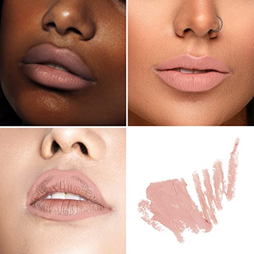 Anglicolor Matte Lip Liner Pencil ，12 Assorted Colors High Pigmented Natural Lip Makeup Soft Pencils Precise, Handaiyan Long-Lasting Lip Liners, Vegan, Cruelty-Free (02#) #TOP1