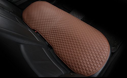 HONCENMAX 車用 シートカバー セットカバー 座布団 シートクッション 座席シート カー用品 カーシート PUレザー 滑り止め 汎用 - 後部座席用1枚