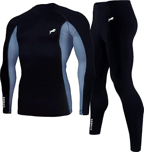 JUST RIDER Compression Fit Gym T-Shirt and Track Pant Combo for Men/Sports wear for Men & Women.(Combo Tshirt & Track Pan...