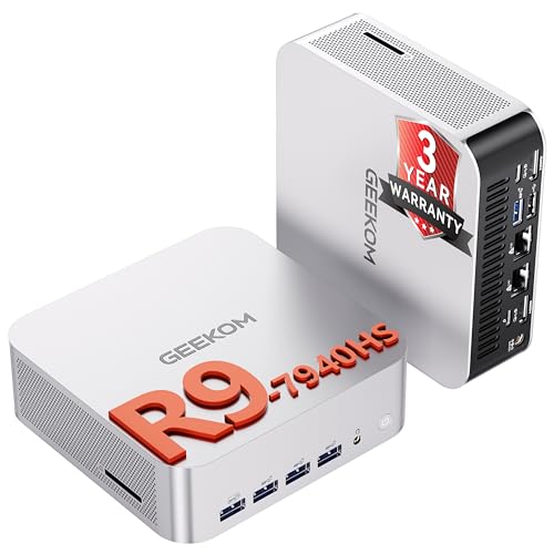 GEEKOM A7 Max Flagship Mini PC 2026, AMD Ryzen 9 7940HS(Beats