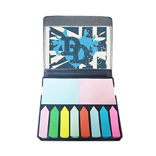 Notes auto-adhésives graffiti bleu denim division pour organiser vos livres