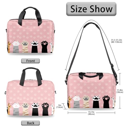 Bolso para laptop de 16 pulgadas con diseño de gatos miniatura 5