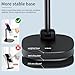 VRIG Magnetic Desk Phone Stand for Office/Home, 360°Rotation Wireless Charger Phone Holder with Magnetic Ring Height&Tilt, Adjustable Cell Phone Stand for iPhone 16 15 14 13 12 and More/Android