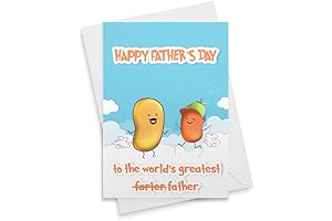 Heartfelt Dad Card with Humorous Twist: Happy Father's Day 'Farter' Card