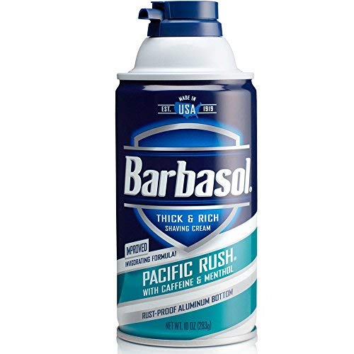 Barbasol Pacific Rush with Caffeine and Menthol Thick & Rich Shaving