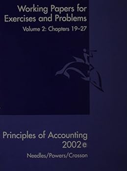 Principles of Accounting and Principles of Financial Accounting Working Papers, Volume 2, Eighth Edition