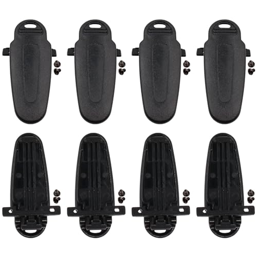Afadorable 8Pcs KBH-12 Belt Clip Fit for TK-3360 TK-2360 TK-3173 TK-3170 TK-2170 TK-3160 TK-2160 TK-3140 TK-2140 NX-220 NX-320 Radio