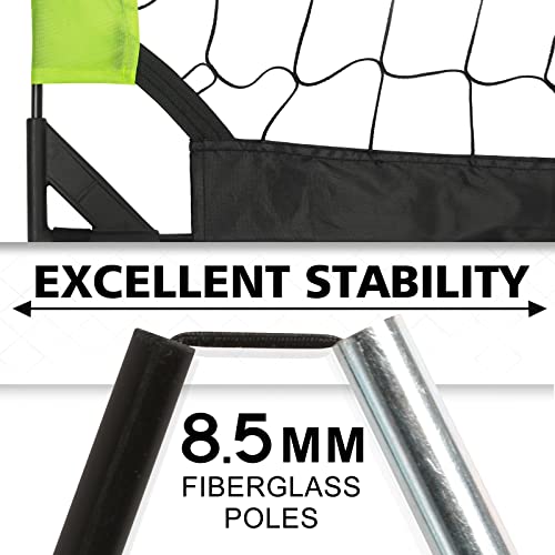 Hazacl Kid Soccer Goal For Backyard 5X3Ft Portable Soccer Net For Backyard Large Pop Up Soccer Goal Net With Carry Bag For Indoor Or Outdoor #TOP2