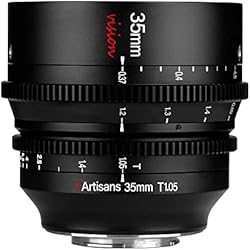 7artisans 35 mm T1.05 manueller Fokus, große Blende, Cine-Objektiv, kompatibel mit L-Halterung für Leica/Panas