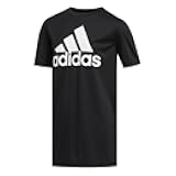 boys Short Sleeve Aeroready Performance Logo Tee T-shirt T Shirt, Black, X-Large US