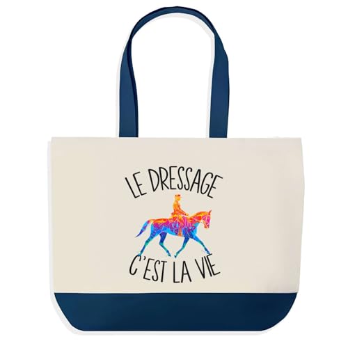 Sac de shopping bleu Planetee fini les sacs de course qui craquent