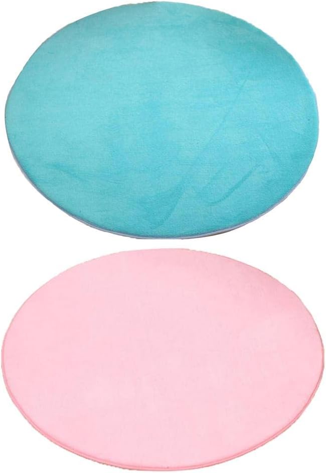 Pink Soft Plush Round Tent Carpet Children Living Decoration Playhouse Toys
