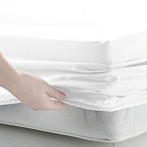 Kingnex Extra Long Waterproof Bamboo Mattress Protector Twin XL Hypoallergenic Breathable Fitted Matress Protection Cover