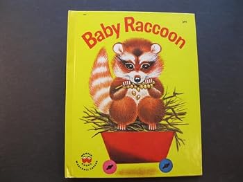 Hardcover baby raccoon Book