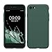 kwmobile Case Compatible with Apple iPhone SE (2022) / iPhone SE (2020) / iPhone 8 / iPhone 7 Case - Protective Slim TPU Phone Cover - Soft Matte Finish - Forest Green