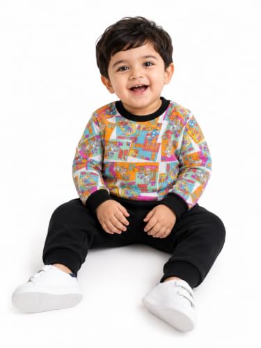Image of TuddyBuddy Boys & Girls Half Sleeves T-shirt & Lounge Pant Nightwear Set - 100% Cotton Jersey