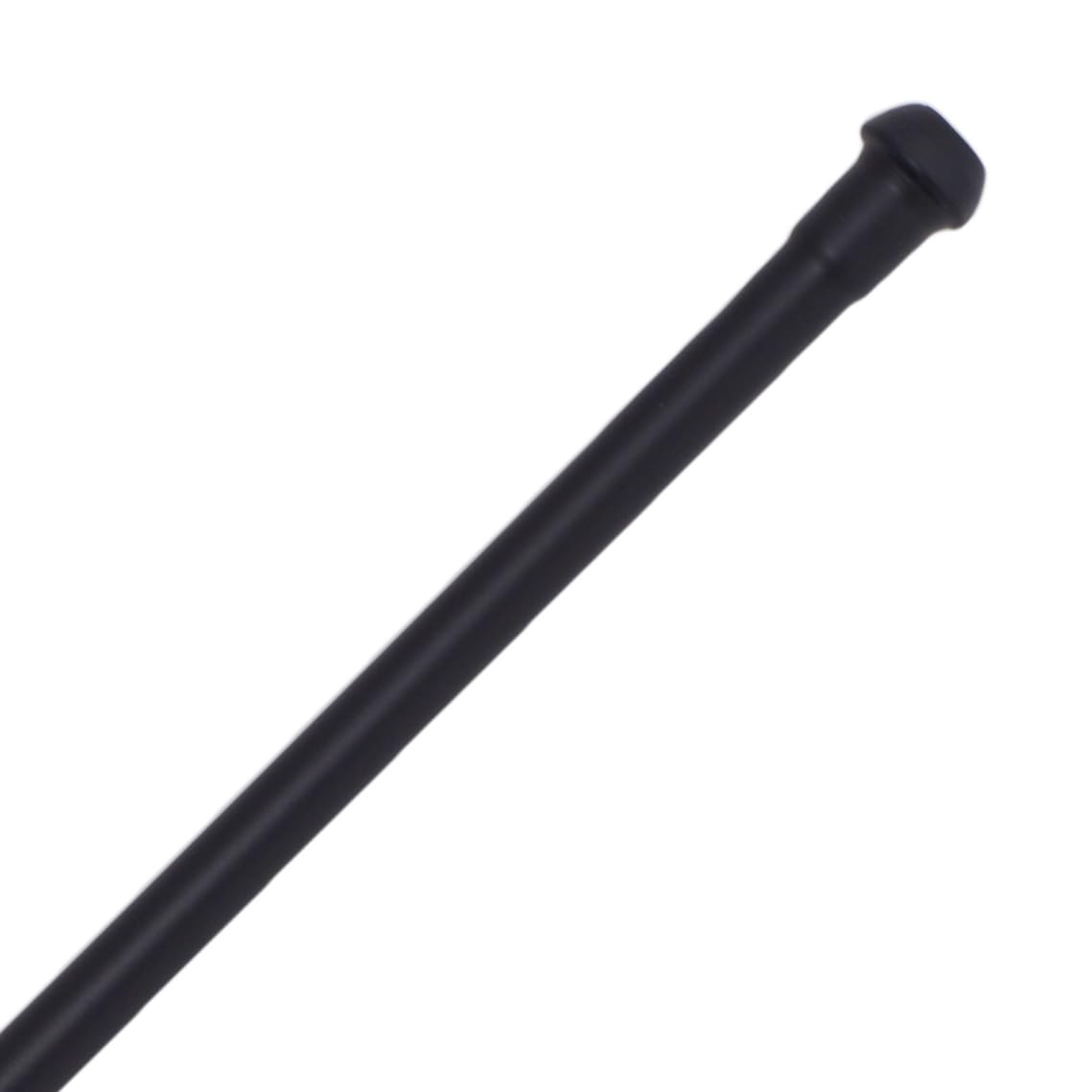Showerscape 20-Inch Bullnose Lavatory Supply Line In Matte Black - Bathroom Sink Connector