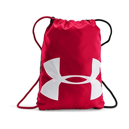 Under Armour Ozsee Sackpack Bolsa De Equipaje, Unisex, Rojo, OSFA