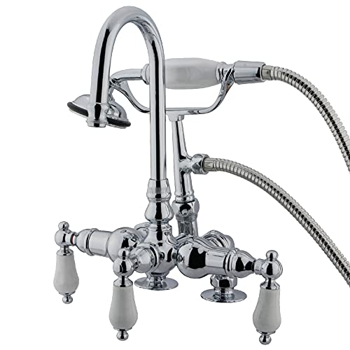Kingston Brass CC16T1 Vintage Leg Tub Filler with Hand Shower,