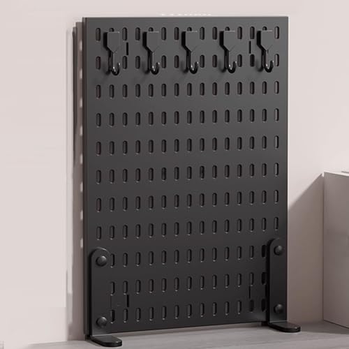 Estantería de escritorio con abrazadera – Organizador de almacenamiento de material plástico con abrazadera de doble tornillo y ganchos para fijación de mesa, ideal para dormitorio u oficina