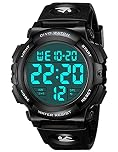 CIVO Men's Digital Sport Watch: Oversized Big Numbers LCD - Read Time at a Glance While Running No Need to Stop - Clear as Wall Clock from 4M - 5ATM Waterproof for Outdoor Running & Camping